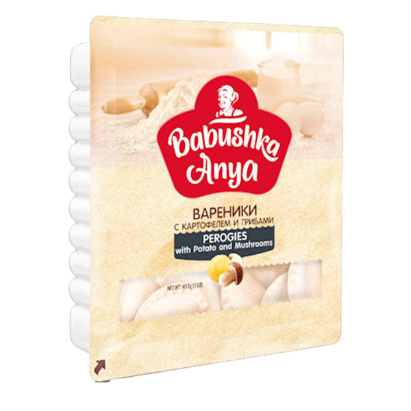 Pierogies with Potato and Mushroom – 15.87 oz (450gr)